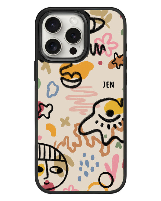 جراب iPhone Standee Grip - Abstract 3.0