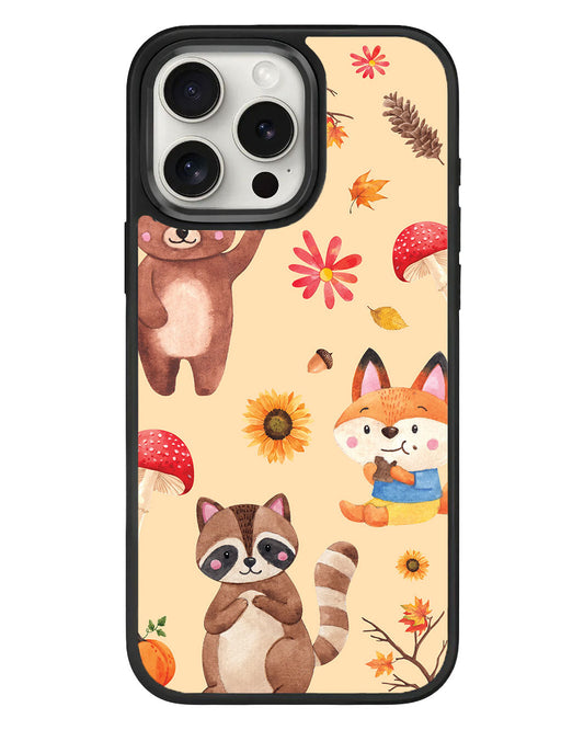 جراب iPhone Standee Grip - حيوانات الخريف