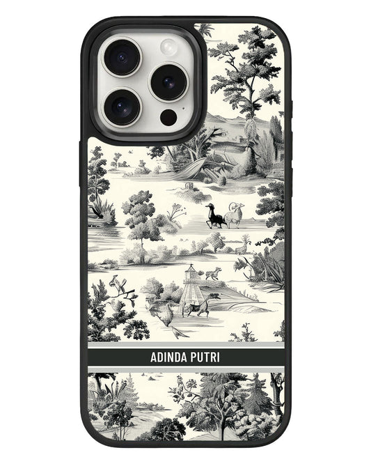 เคส Standee Grip สำหรับ iPhone - Toile du Juoy Faune