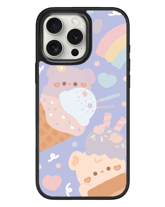 جراب iPhone Standee Grip - آيس كريم للدب