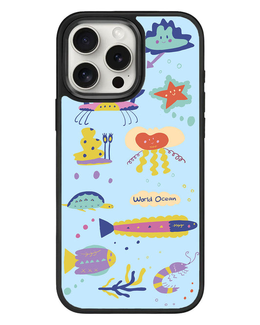 جراب iPhone Standee Grip - Ocean World