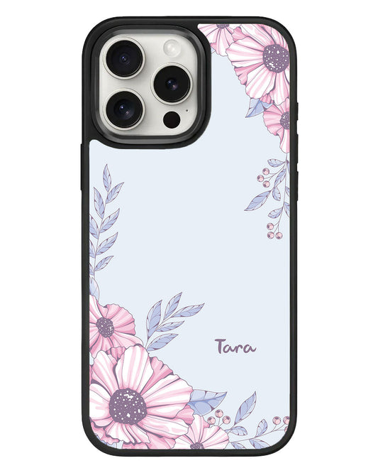 جراب iPhone Standee Grip - زهري وردي
