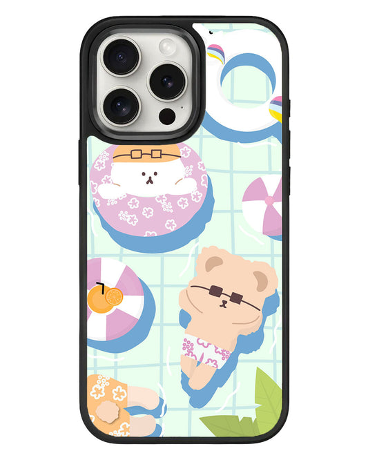 เคส iPhone Standee Grip - สีชมพูพุดเดิ้ลปาร์ตี้