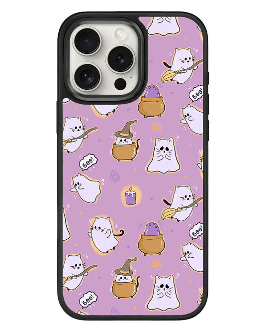 جراب iPhone Standee Grip - قطة مخيفة