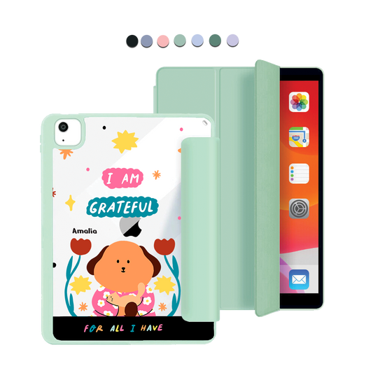 ฝาพับอะคริลิกสำหรับ iPad - คิคุและแมว
