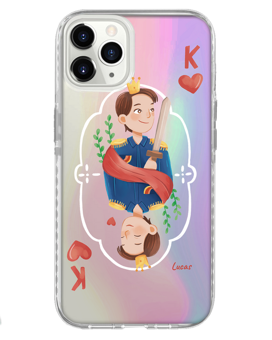 غطاء خلفي لهاتف iPhone Holo - مقاس كينج (زوجان)