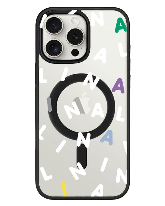 เคส iPhone Rearguard Hybrid - CUSTOM Monogram 2.0 สีขาว