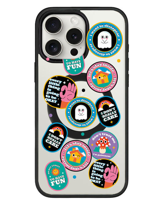สติ๊กเกอร์ iPhone Rearguard Hybrid - Monster