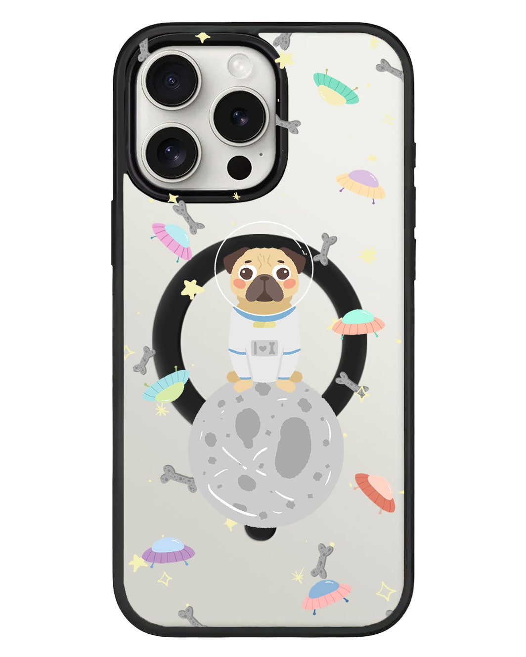 iPhone Rearguard Hybrid - Pugstronaut