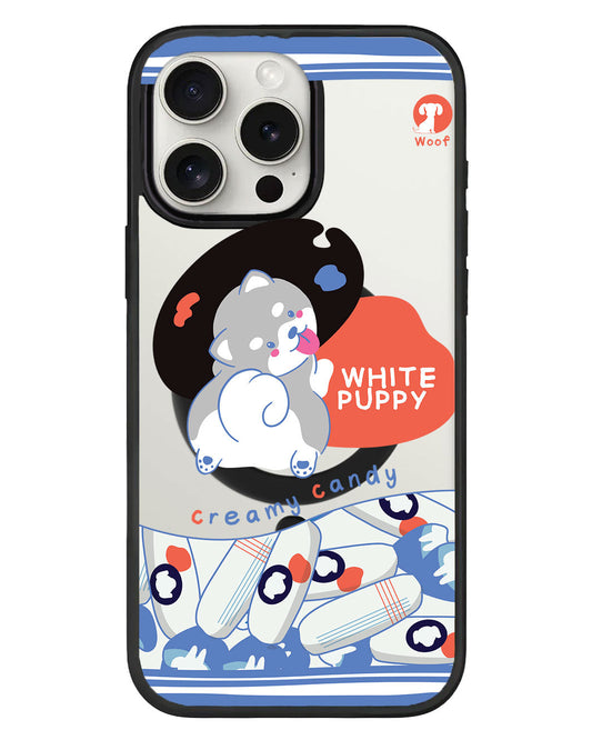 iPhone Rearguard Hybrid - ลูกหมาสีขาว