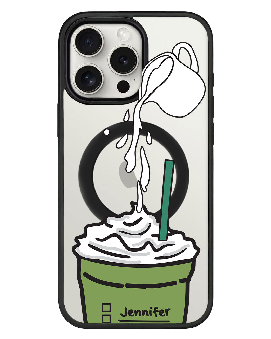 iPhone Rearguard Hybrid - มัทฉะแฟรปเป้