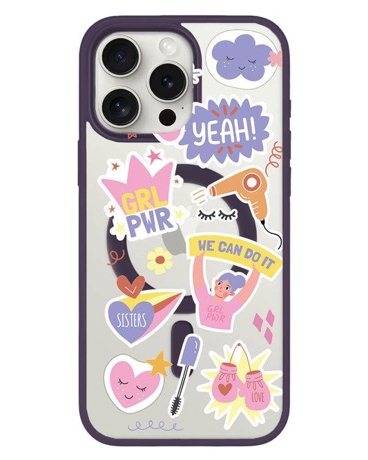 สติ๊กเกอร์แพ็ค Girl Power สำหรับ iPhone Rearguard Hybrid