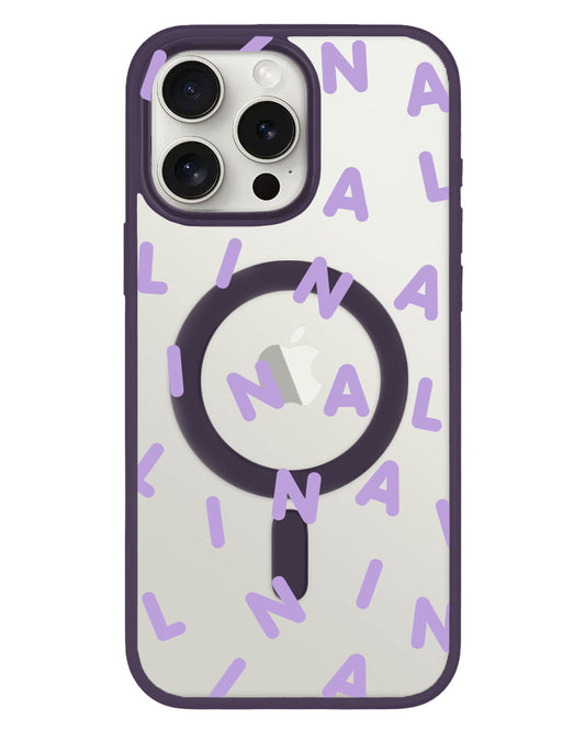 iPhone Rearguard Hybrid - CUSTOM Monogram 2.0 สีไลแลค