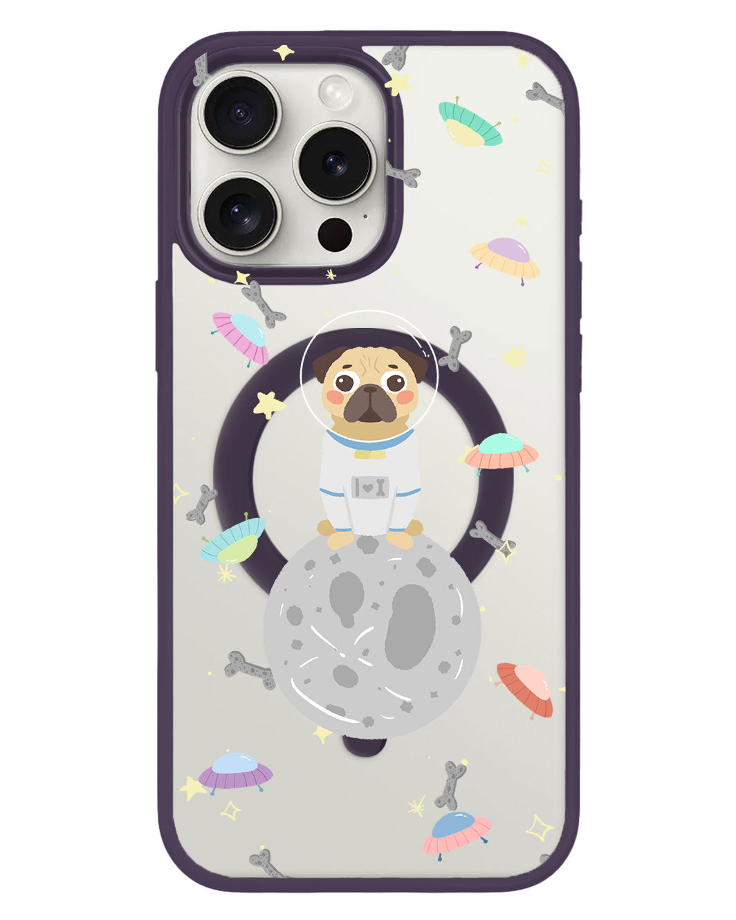 iPhone Rearguard Hybrid - Pugstronaut