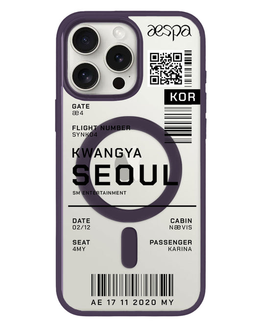 iPhone Rearguard Hybrid - ตั๋ว Aespa Kwangya