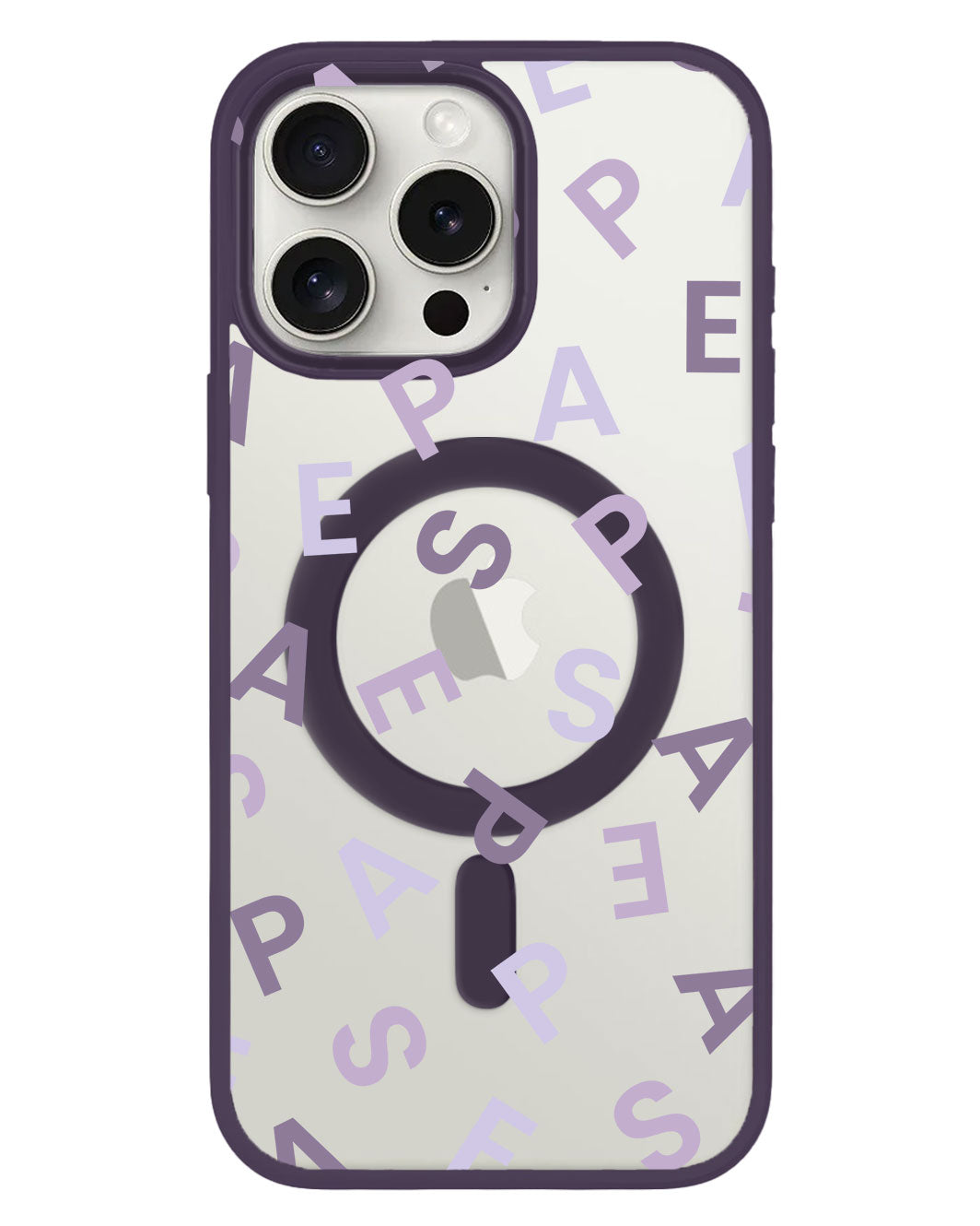 واقي خلفي هجين لهاتف iPhone - Aespa Monogram