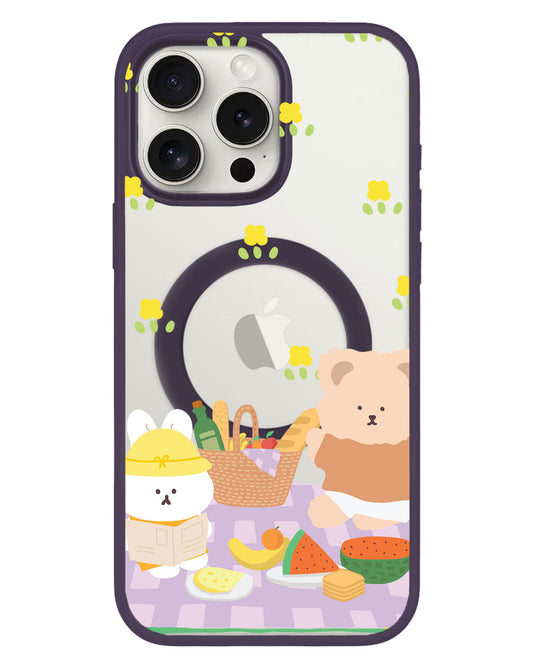 iPhone Rearguard Hybrid - สี Picnic Bear Lilac