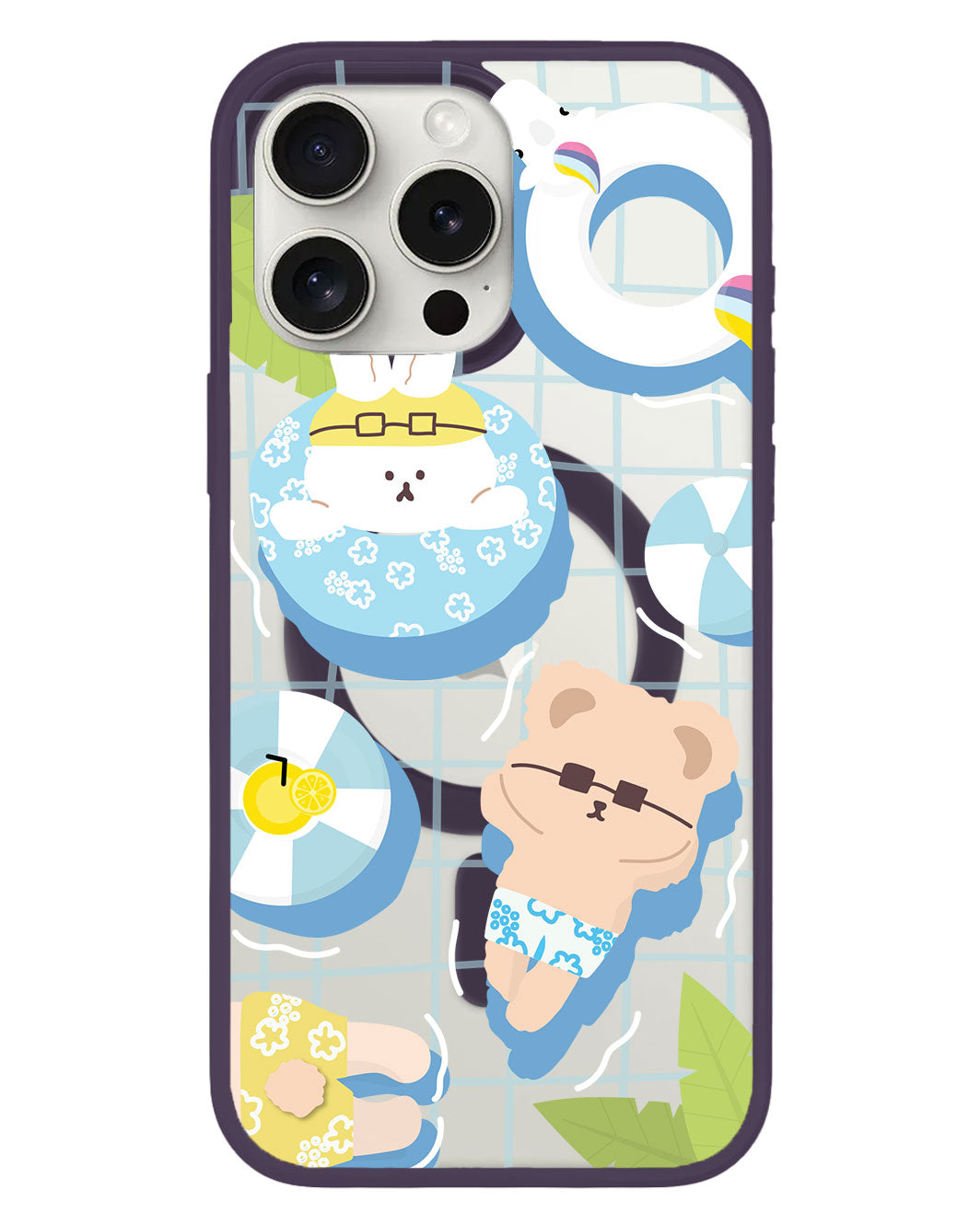 iPhone Rearguard Hybrid - สี Pool Party Blue