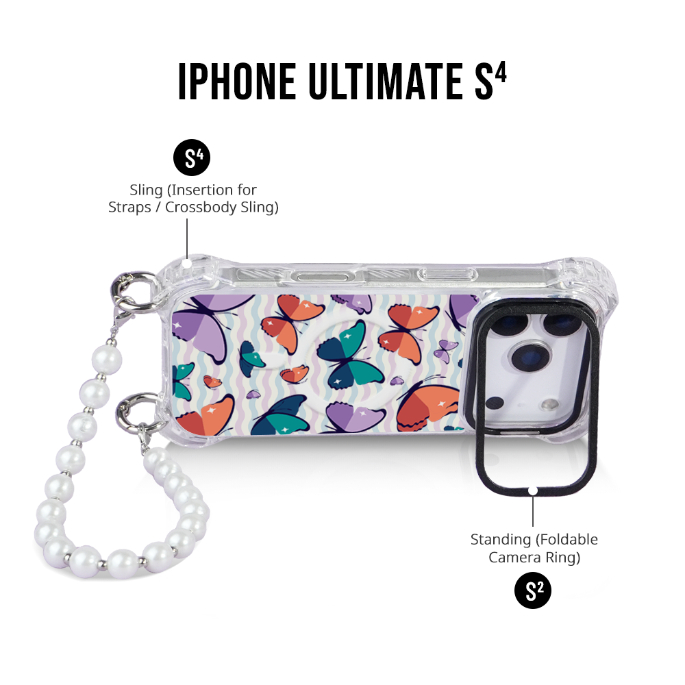 iPhone Ultimate Model-S⁴ - Pink Florals