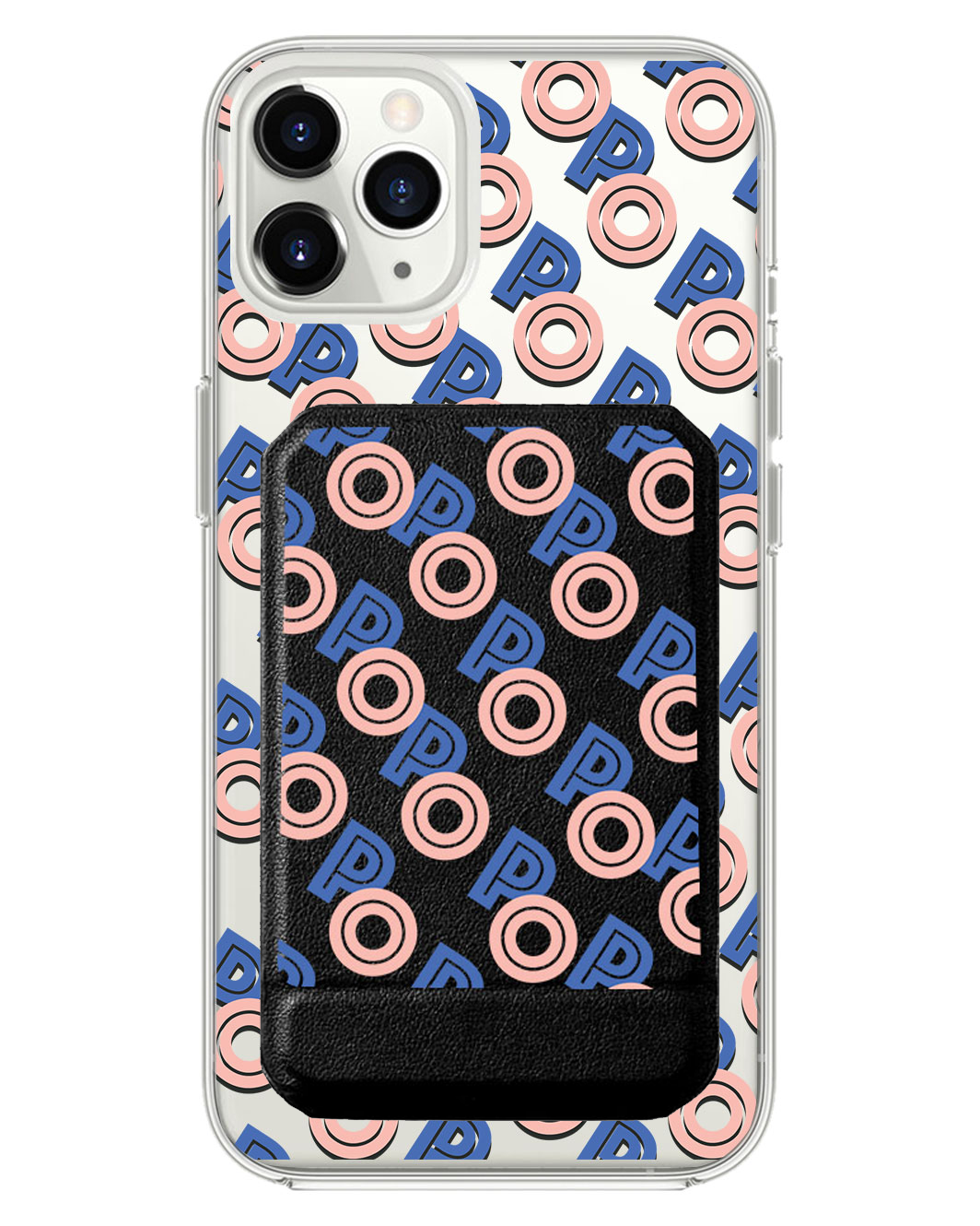 iPhone Magnetic Multifold Wallet - Initial Monogram 1.0
