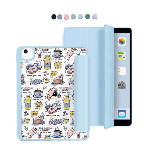 ฝาพับอะครีลิค iPad - ลายขนมหวาน