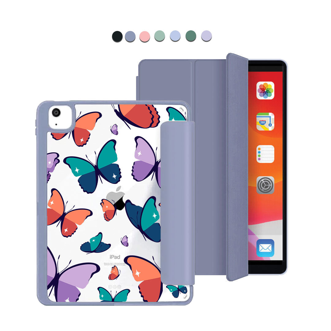 ฝาพับอะคริลิกสำหรับ iPad - ลายผีเสื้อ