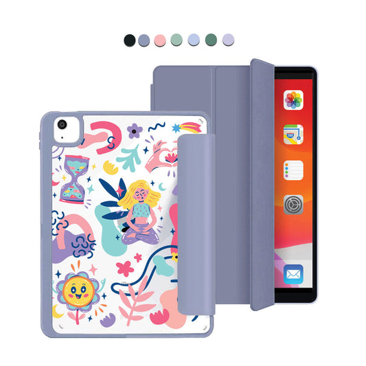 ฝาพับอะคริลิกสำหรับ iPad - สีเฮเทอร์