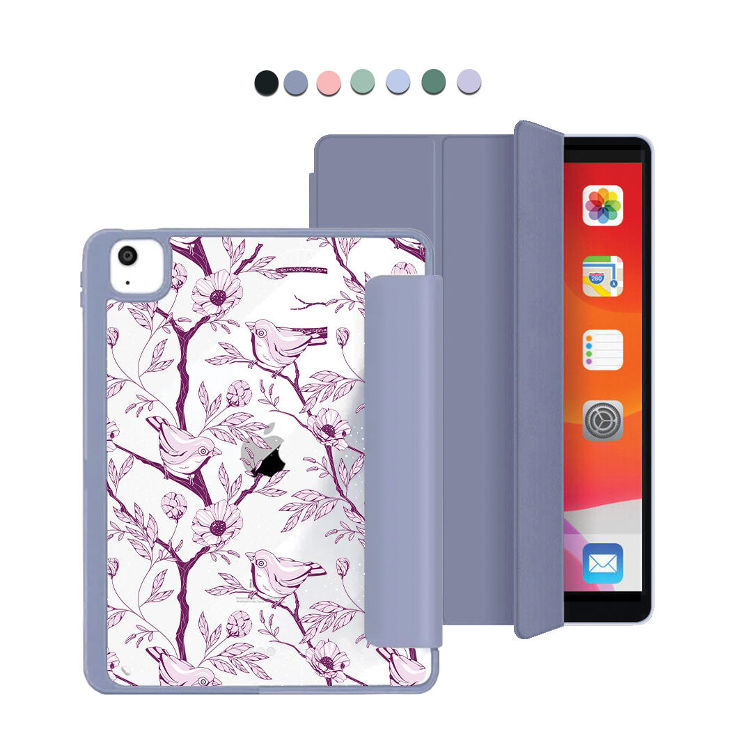 ฝาพับอะคริลิกสำหรับ iPad - Lovebird Monochrome 5.0