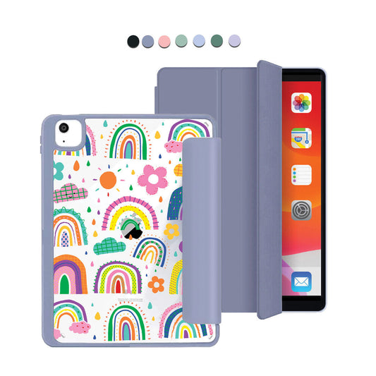 ฝาพับอะคริลิกสำหรับ iPad - สีรุ้ง