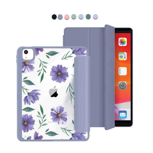 ฝาพับอะคริลิกสำหรับ iPad - สีม่วงเดือนกุมภาพันธ์