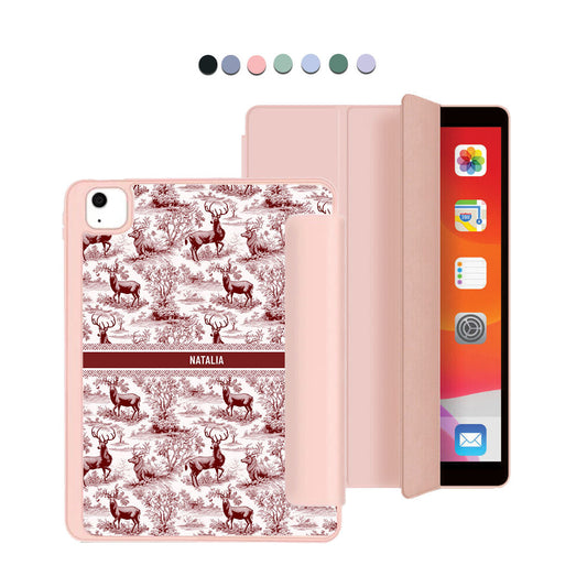 ฝาพับอะคริลิกสำหรับ iPad - ผ้า Toile du Juoy Deer