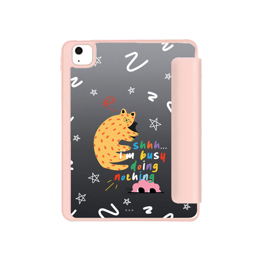 ฝาพับอะคริลิกสำหรับ iPad - ยุ่งอยู่กับการไม่ทำอะไร