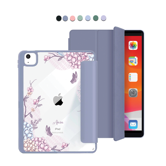 ฝาพับอะคริลิกสำหรับ iPad - ลาย Batik Florals