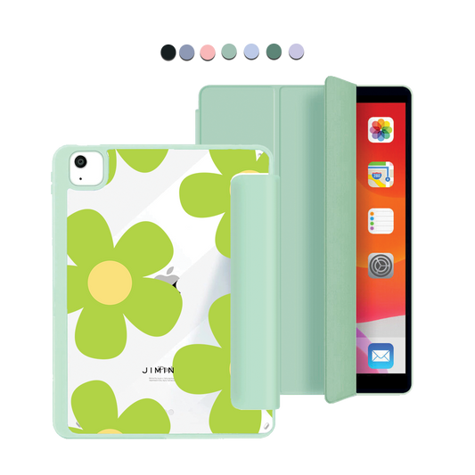 ฝาพับอะคริลิกสำหรับ iPad - ดอกเดซี่บลูม