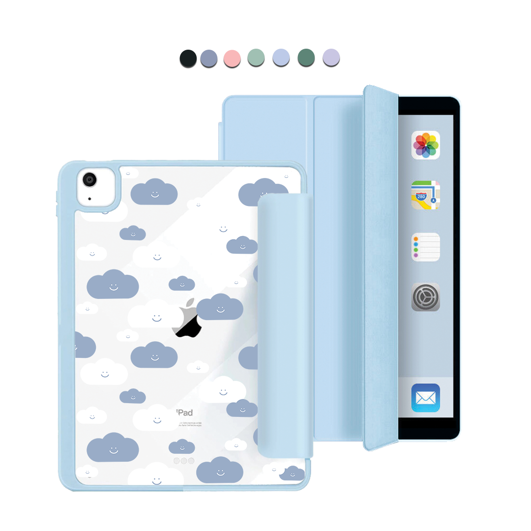 ฝาพับอะคริลิกสำหรับ iPad - สีเมฆดำ