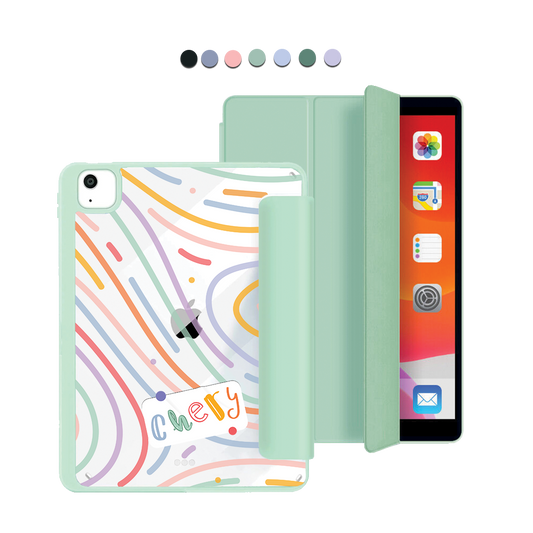 ฝาพับอะคริลิกสำหรับ iPad - Doodle Monogram 2.0