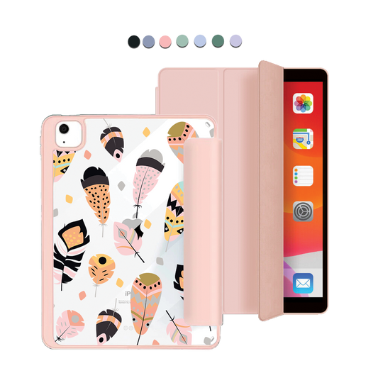 ฝาพับอะคริลิกสำหรับ iPad - ขนนก