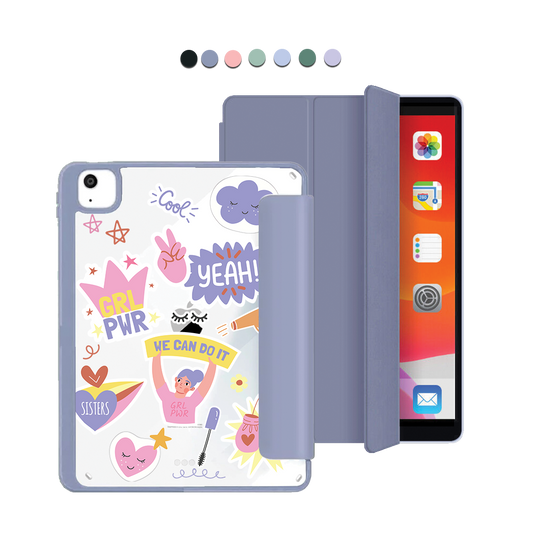 สติ๊กเกอร์ Girl Power สำหรับ iPad แบบฝาพับอะครีลิก