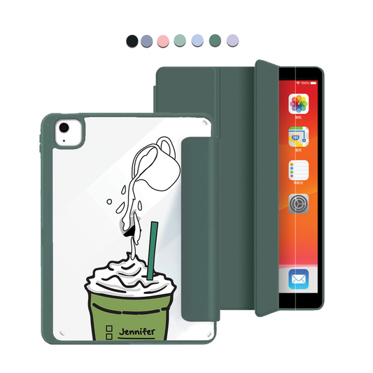 ฝาพับอะคริลิกสำหรับ iPad - ชาเขียวมัทฉะปั่น