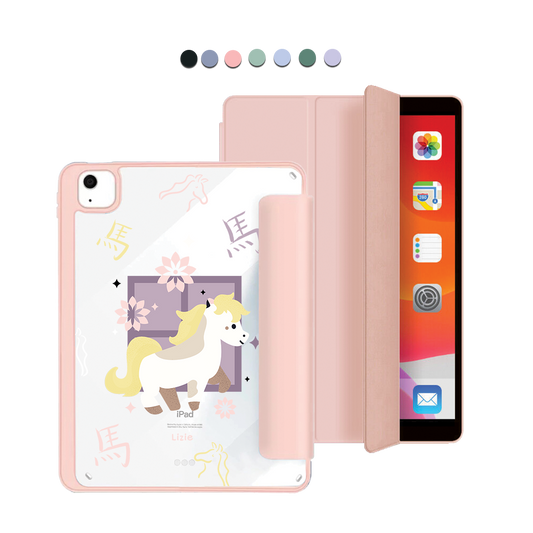 ฝาพับอะคริลิกสำหรับ iPad - ม้า (นักษัตรจีน / ชิโอ)