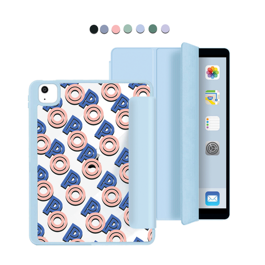 ฝาพับอะคริลิกสำหรับ iPad - Initial Monogram 2.0
