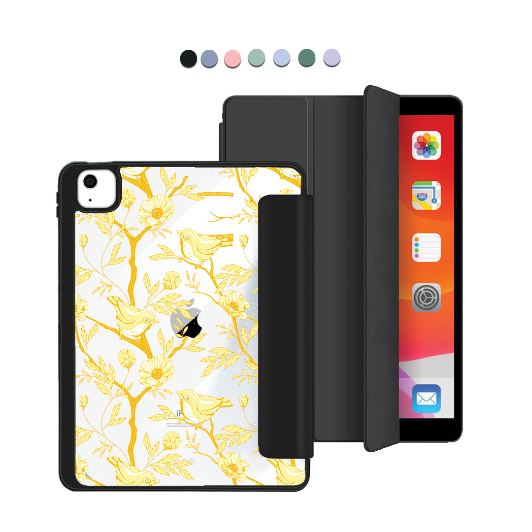 ฝาพับอะคริลิกสำหรับ iPad - Lovebird Monochrome 2.0