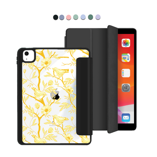 ฝาพับอะคริลิกสำหรับ iPad - Lovebird Monochrome 2.0