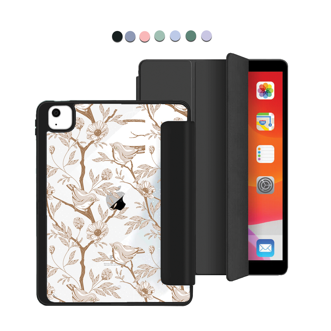 ฝาพับอะคริลิกสำหรับ iPad - Lovebird Monochrome 3.0