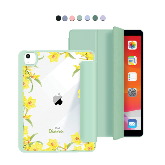 ฝาพับอะคริลิกสำหรับ iPad - ดอกแดฟโฟดิลเดือนมีนาคม