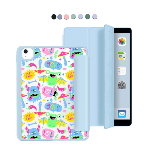ฝาพับอะคริลิกสำหรับ iPad - Monster Says Keep Going