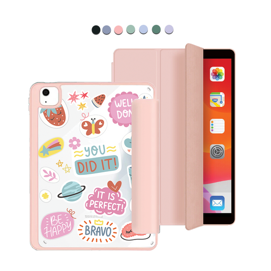 สติ๊กเกอร์ iPad แบบฝาพับอะคริลิก - แพ็ค 1.0