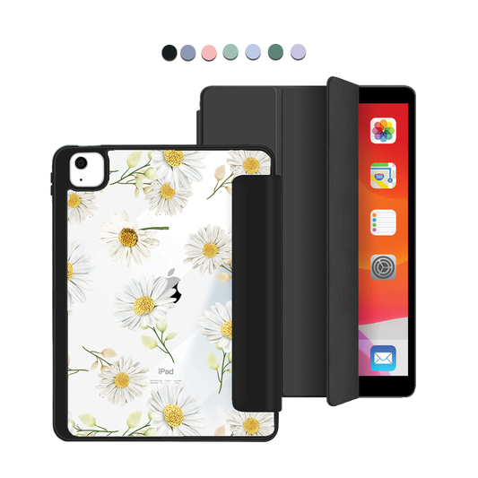 ฝาพับอะคริลิกสำหรับ iPad - ดอกเบญจมาศเดือนตุลาคม