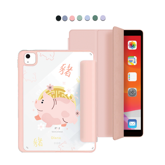 ฝาพับอะคริลิกสำหรับ iPad - หมู (นักษัตรจีน / ชิโอ)