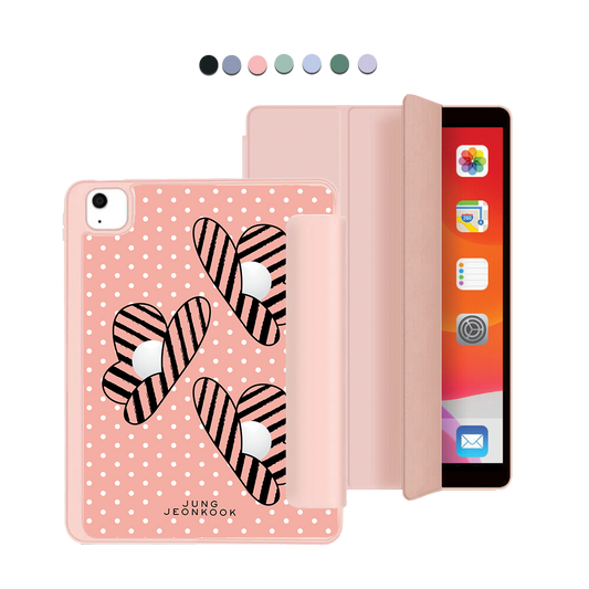 ฝาพับอะคริลิกสำหรับ iPad - สีชมพูน้ำผึ้ง